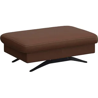 flexlux Pouf Glow Sitzhocker Leder 95 x 81 x 65 cm Braun