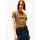 Damen T-Shirt Kurzarm Slim Cody Rundhalsausschnitt braun hunter Brown L