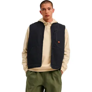 Santa Cruz Classic Label Weste - Washed Black - L