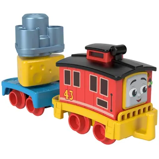 Thomas & Friends My First Bremswaggon Bruno Lokomotive zum Schieben mit Stapelfracht (HXP56)