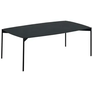 Venjakob Couchtisch , Grau, Schwarz , Metall, Keramik , rechteckig , rund , 70x42x116 cm , Goldenes M , Wohnzimmer, Wohnzimmertische, Couchtische, Couchtische Keramik