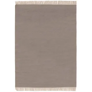benuta pop Wollteppich Liv Hellgrau 60x100 cm - Naturfaserteppich aus Wolle