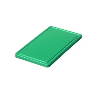Haug Schneidebrett klein, 50 x 30 cm , Polyethylen, antibakteriell, Farbe: grün