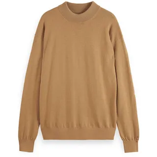 Scotch & Soda Strickpullover CORE - DROPPED SHOULDER MOCK NECK Pullover