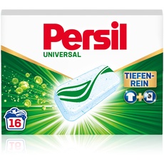 Persil Power Bars Universal Waschmittel (16 Waschladungen), vordosiertes Vollwaschmittel mit biologisch abbaubarem Schutzfilm, für reine Wäsche & hygienische Frische für die Maschine
