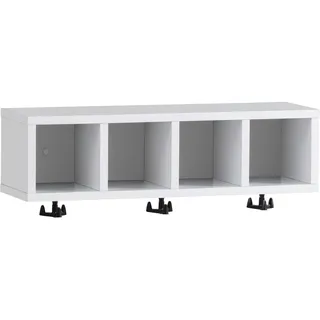 Mid.you Wandregal , Weiß , Holzwerkstoff , 60x200x17.6 cm , Made in Germany , hängend , Kleinmöbel