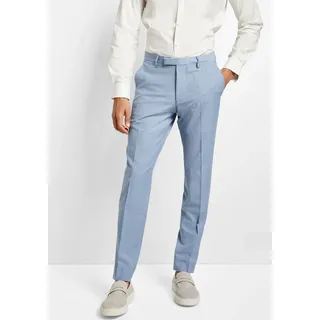 Anzughose CINQUE "CIMONOPOLI-H", Herren, Gr. 58, N-Gr, blau (hellblau), Web, Obermaterial: 53% Polyester, 43% Schurwolle, 4% Elasthan, unifarben, schmal lang, Hosen Anzughose, mit Paspeltaschen hinten, Topseller