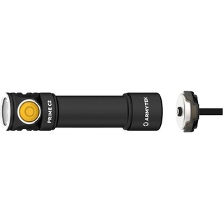 Armytek Prime C2 Magnet USB Warm Taschenlampe mit Gürtelclip, mit Holster akkubetrieben 930lm 1