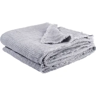 Zoeppritz Honeybee Plaid 170 x 230 cm Grau
