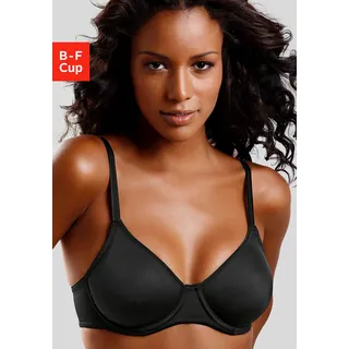 LASCANA T-Shirt-BH »perfect basic« mit Bügel, ohne Schale, Basic Dessous, schwarz