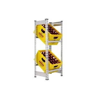 Simonrack Getränkekistenregal SIMONBOTTLE 2 8435104962596 silber 40,0 x 30,0 x 100,0 cm