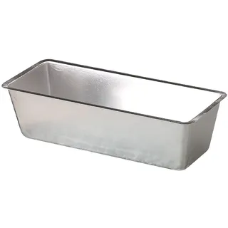 Pentole Agnelli Backform Königskuchen, aus Aluminium, Silber 30 cm Edelstahl