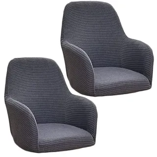 klkjk Stretch Stuhlhussen-Bezüge Stuhlbezug Mit Armlehne 2/4/6er Set Esszimmerstuhlbezug Hochlehner Stuhlbezug Schonbezug Stuhl Abdeckung Schonbezug Für Esszimmer, Büro Schutzhülle
