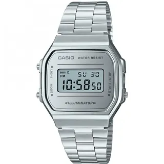 Casio Vintage Edelstahl 36,6 mm A168WEM-7EF