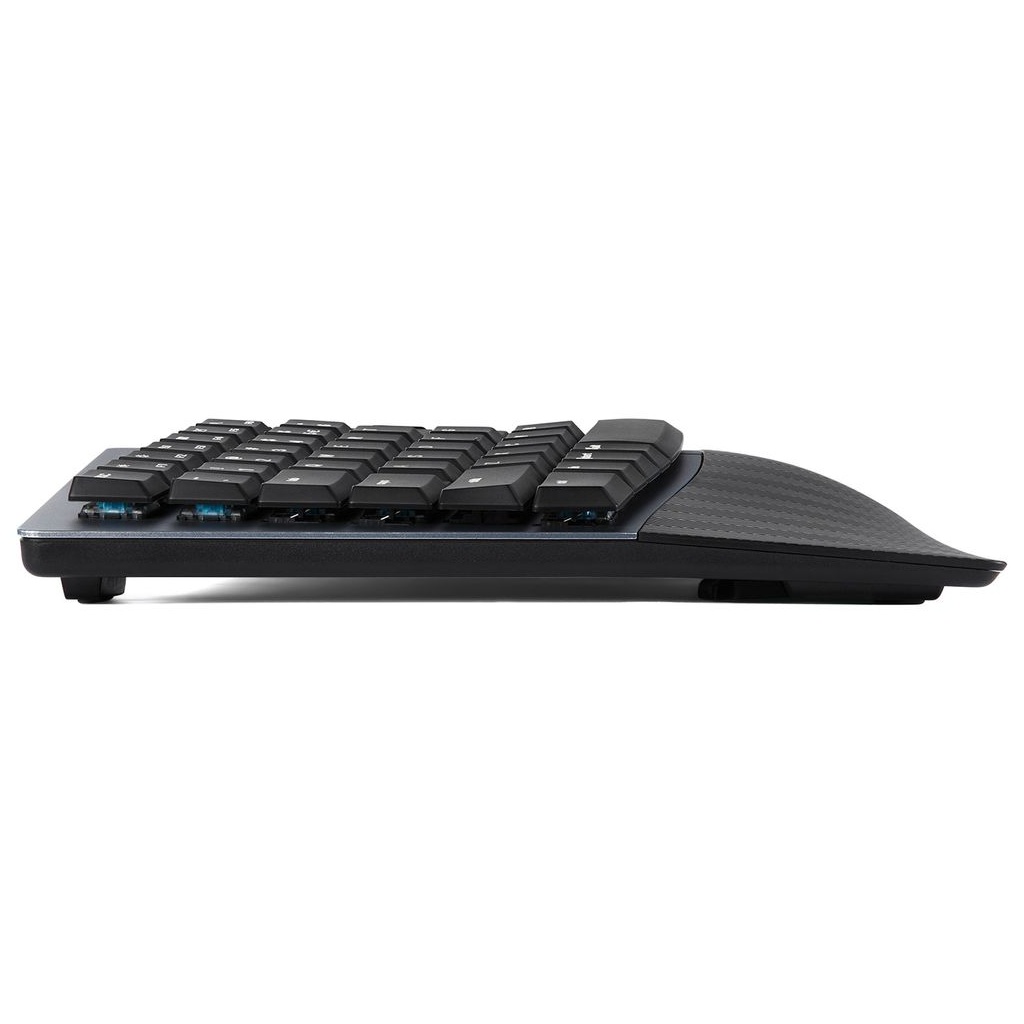 Bild von PERIBOARD-535 DE BR, ergonomische mechan. USB Tastatur braune Taster)