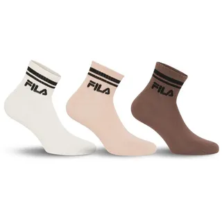 Fila Kurzsocken 3 Paar Braun 43-46
