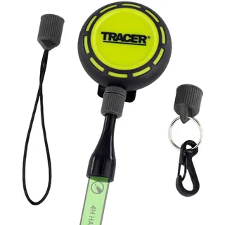 TRACER Druckbleistift mit Retraktiver Halterung – Robuster Gürtelclip | Mit Karabiner & Zugband | Schneller Zugriff | Kompatibel mit Zimmermanns- & Tieflochstiften