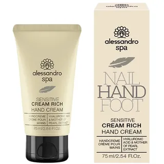 Alessandro Spa Nail Hand Foot Cream Rich Sensitive