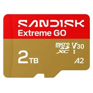 SanDisk Extreme GO 2 TB, MicroSDXC, UHS-I,