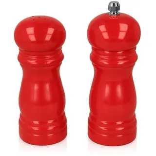 Metaltex Rubberwood Gewürzmühle rot