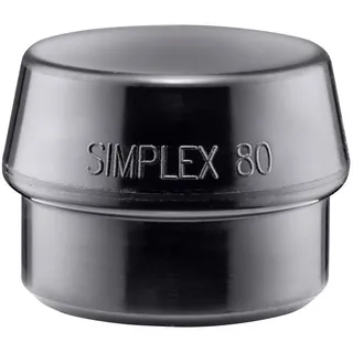 Halder SIMPLEX Schonhammer,d.80,Gummikompos.