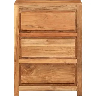 vidaXL Schubladenschrank 55x33x75 cm Massivholz Akazie - Braun