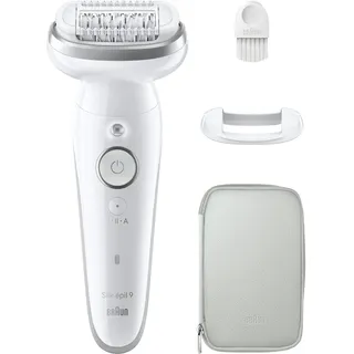 Braun Silk-épil 9 9-011 Weiß/Silber
