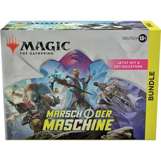 Wizards of the Coast Magic: The Gathering Marsch der Maschine Bundle, 8 Set-Booster und Zubehör (Deutsche Version)