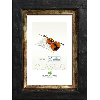 Rahmen , Schwarz , Holz , rechteckig , 40x50 cm , Bilder & Rahmen, Bilderrahmen, Bilderrahmen & Fotorahmen