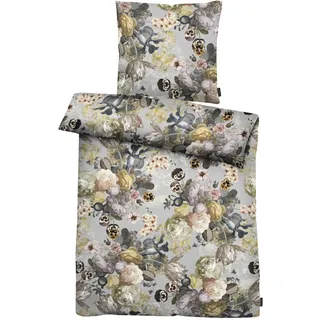 APELT Bettwäsche »Giorgia Gots« 2 Stk., tlg. modisches Blütenallover, rosa