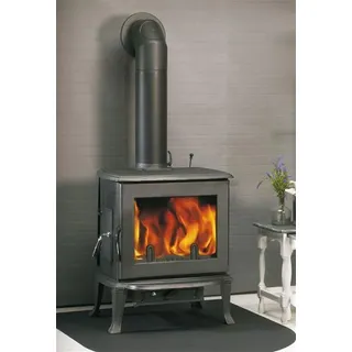 Kaminofen Globe-fire Jupiter raumluftunabhängig Guss schwarz 7kW - Schwarz