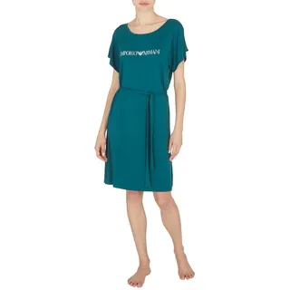 Emporio Armani Women's Stretch Viscose Short Dress, Tropical Green, S