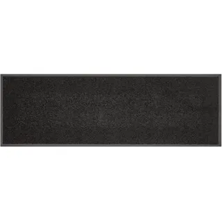 andiamo Fußmatte Verdi - rutschfeste Schmutzfangmatte innen für den Eingangsbereich - ideal als Türmatte oder Fußabtreter für die Haustür 60 x 180 in Schwarz