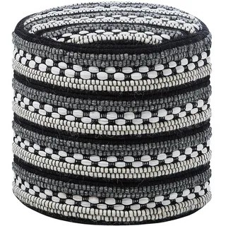 Beliani Pouf 41 x 41 x 41 cm Weiß