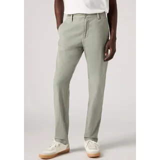 Levi's Chinohose "Chino Taper", Herren, Gr. 29, Länge 32, grün (shadow shady gd), Web, Obermaterial: 98% Baumwolle, 2% Elasthan, gerade, unten schmal knöchellang, Hosen Chinohose, mit optimalem Stretchanteil