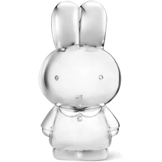Zilverstad 6850261 Spardose Miffy anlaufgeschützt, XL, 8,3 x 9,5 x 18 cm, versilbert