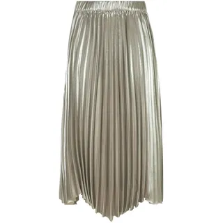 Langer Plissee-Rock BASLER beige