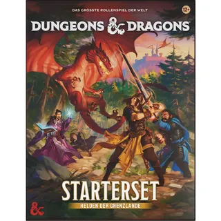Dungeons and Dragons Dungeons & Dragons Starter Set: Helden der Grenzlande | D&D Fantasy-Abenteuerspiel für 3–5 Spieler (Deutsche Version)