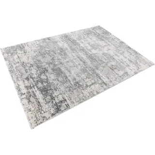 Pierre Cardin Paris - Vintage - Super soft - Shinny - 3D - Teppich - Hotel Chic - Design Teppich schön - Teppich - 80x150 cm Läufer - Silbergrau - Beige