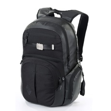 Nitro Hero Pack/großer trendiger Rucksack Tasche Backpack mit gepolstertem Laptopfach und weiteren tollen Features Schoolbag Schulrucksack 37L Tough Black, 1151-878038