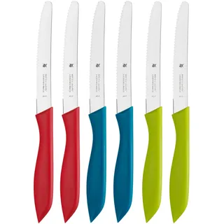 WMF Besteck-Set »Vespermesser, Klinge mit Wellenschliff aus Spezialklingenstahl« ideal für Brotzeit, multifunktional spülmaschinengeeignet, bunt