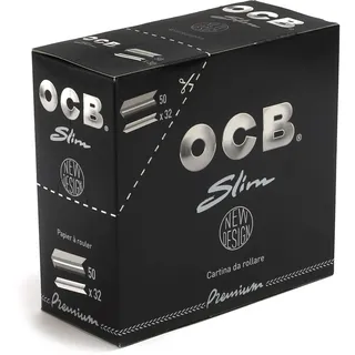 Papers 2000 OCB Premium Slim - 50 Heftchen - 32 Blatt - Langes Papier