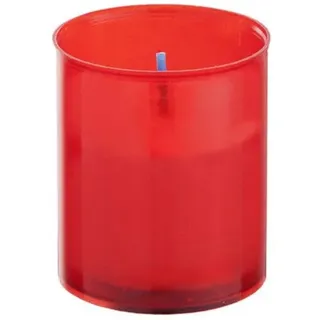 Cereria Carlo Nappi Licht in Kunststoff Blister, raffinierte Paraffin, duftenden Essenzen, rot, 5 X 5 X 7 cm