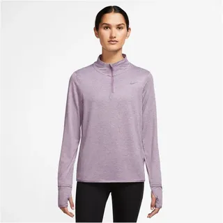 Nike FB4316-536 W NK Swift ELMNT DF UV HZ TOP Sweatshirt Damen Violet DUST/Pewter/Htr/Reflective S Größe S