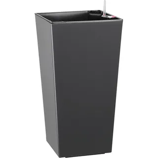 Dehner Kunststofftopf Elise mit Selbstbewässerungs-System, ca. 36 x 20 x 20 cm, anthrazit