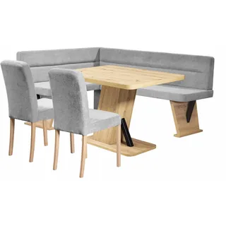 Home Affaire »Laros Sitzgruppe, Eckbank, Stühle, Tisch« Set, 4tlg Set, perfekt für Küche, Esszimmer, Wohnzimmer, Bestseller,