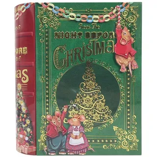 Dose , Blau, Rot, Goldfarben , Metall , 21x9x24.5 cm , Küchenzubehör, Vorratsbehälter, Vorratsdosen