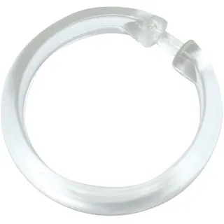 GARDINIA Gardinenringe Für Gardinenstangen und Spannstangen, 10 Stück, Vorhangringe mit Innendurchmesser 48 mm,