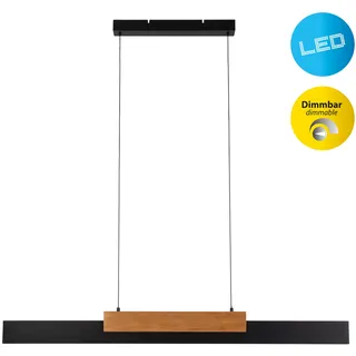 NÄVE Wiebke 1-flg. 121 cm länglich Schwarz/Eiche
