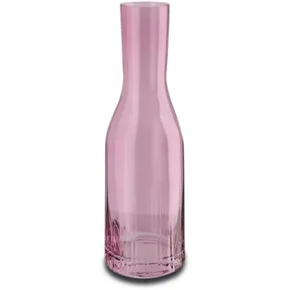 Peill+Putzler Germany Karaffe rosa, 1,2L Volumen, aus hochwertigem Kristallglas, sehr pflegeleicht da Spühlmaschinengeeignet, Glanzstücke für jede Gelegenheit